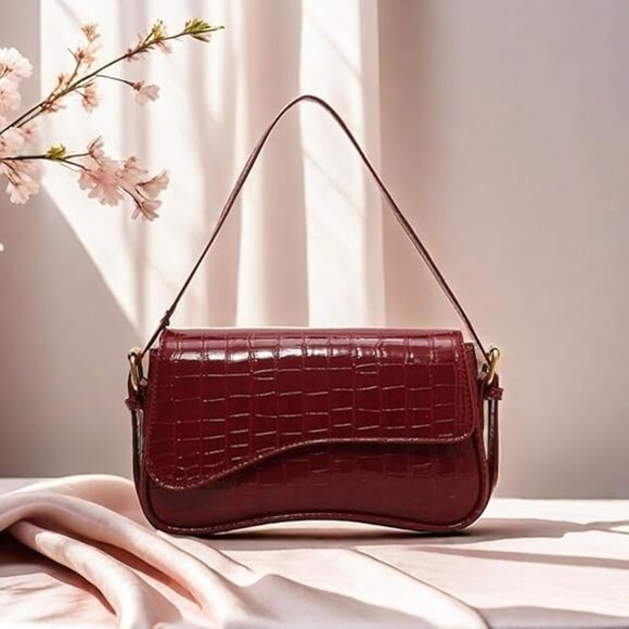 Handbags - Shoulder Bag for women,Waterproof PU Clutch Purses Handbag